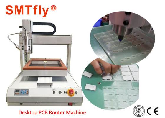 टेबलटॉप पीसीबी राउटर मशीन 40000rpm 650mmX450mm, पीसीबी सेपरेटर