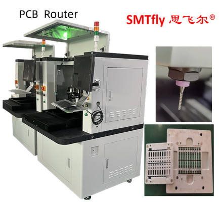 1.5KW 60000RPM 3.5 मिमी CEM PCB डिपानेलिंग राउटर मशीन वी ग्रूव