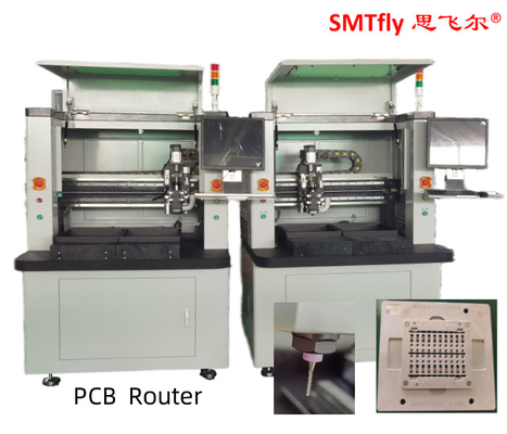 220V 4.2KW मुद्रित सर्किट बोर्ड सीएनसी राउटर, पीसीबी डिपेलिंग राउटर मशीन