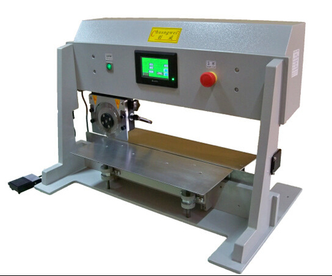स्विच बोर्ड के लिए पीसीबी डिपैनलिंग वी-कट मशीन L500mm 300mm/S