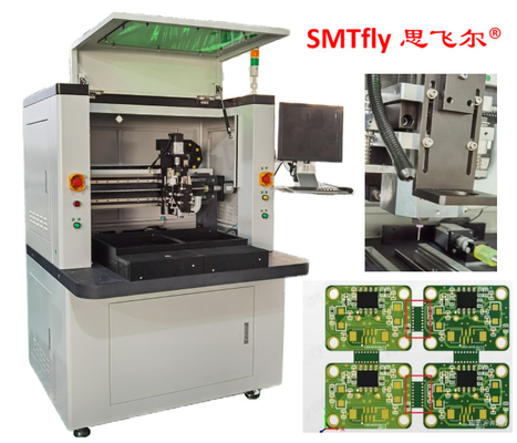 पीसीबी रूटर मशीन फ्रिलिंग जोड़ों के लिए FR4/CEM/MCPCB बोर्ड