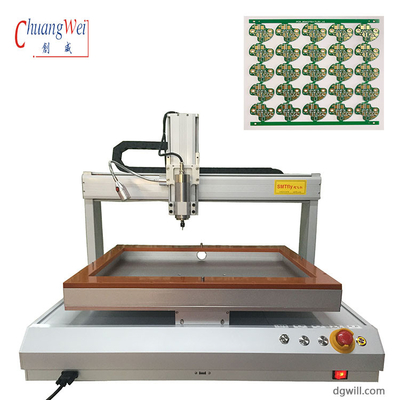 उच्च परिशुद्धता डेस्कटॉप रोबोट पीसीबी राउटर मशीन 650mm X 450mm कार्य क्षेत्र CWVC-3A