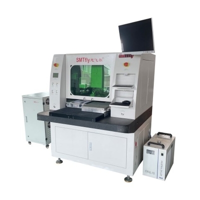 उच्च परिशुद्धता लेजर पीसीबी Depaneling मशीन 0.02mm काटने सटीकता 335mm