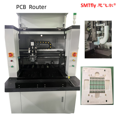 1.5KW 60000RPM 3.5 मिमी CEM PCB डिपानेलिंग राउटर मशीन वी ग्रूव