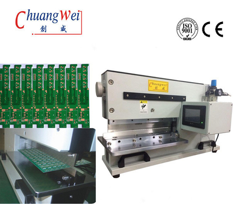 विभिन्न मोटाई और लंबाई के लिए अनुकूलन योग्य पीसीबी वी कट मशीन CWVC-450