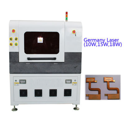 18W 355nm श्रीमती इनलाइन स्टेशनरी लेजर Depaneling मशीन तनाव मुक्त