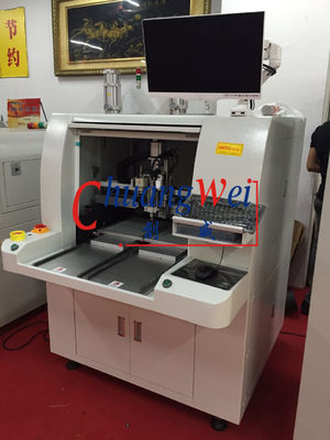 High Speed 2 Way Sliding Cutting Depaneling PCB Router Machine Low Stress