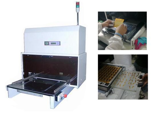0.08MM मोटी एलसीडी डिस्प्ले सीएनसी वायवीय रूप से पीसीबी पंचिंग मशीन