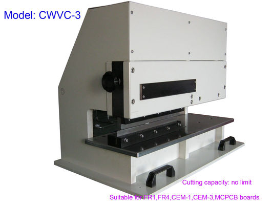 वायवीय रूप से संचालित FR4 Pcb सेपरेटर मशीन, मोटरीकृत Pcb डिपानेलिंग मशीन CWVC-3