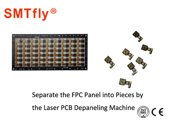 AC220V L600mm लेजर कटर मशीन Pcb नक़्क़ाशी ऑफ़लाइन स्वचालित यूवी लेजर